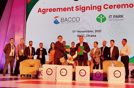 MoU signing between BACCO & IT Park Uzbekistan